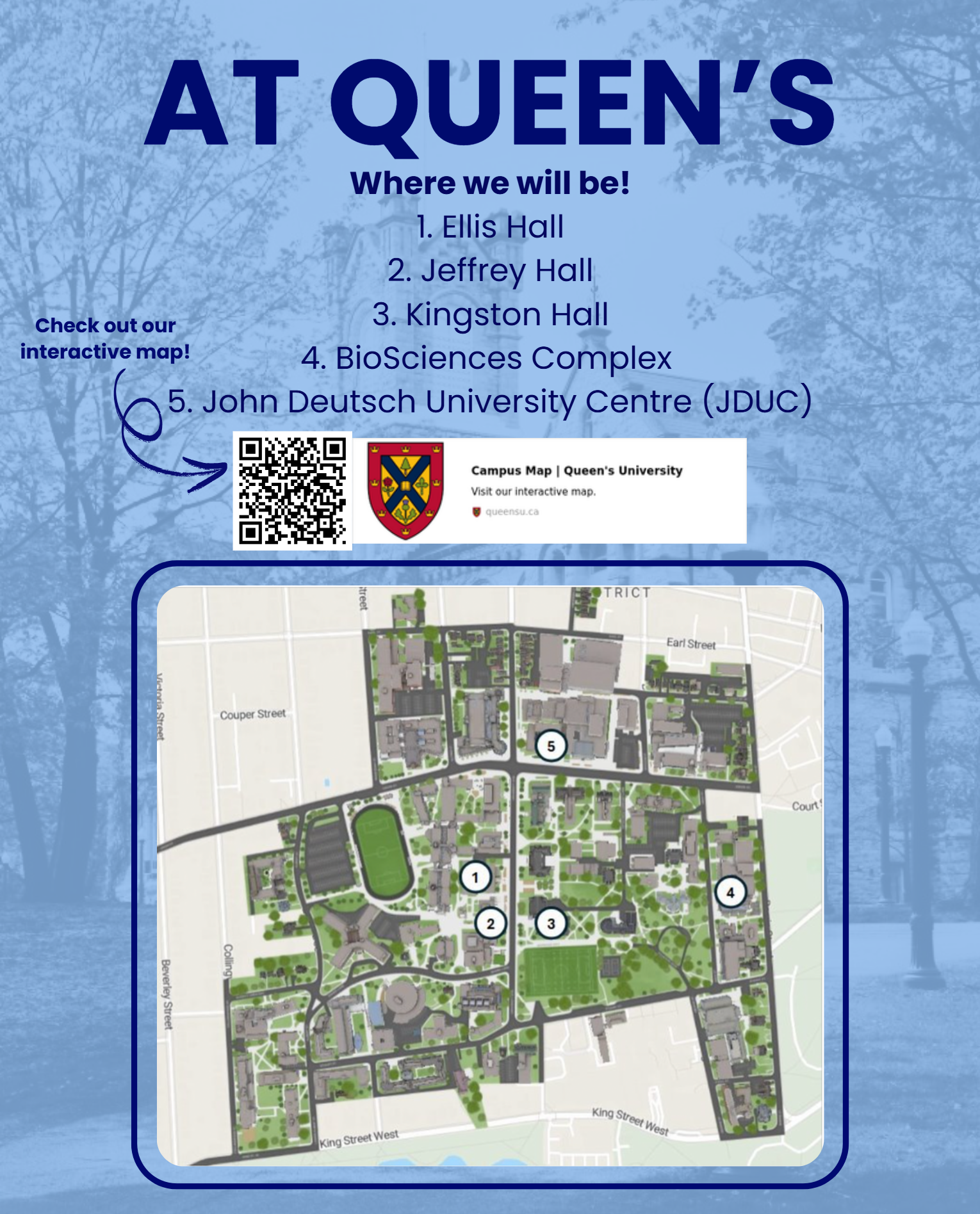 Queen's University Campus Map